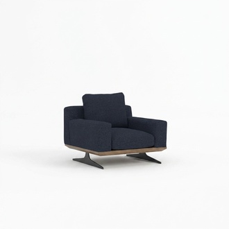 Modern Armchair Designer Furnishings Luxury Upholstery Textile Armchair New