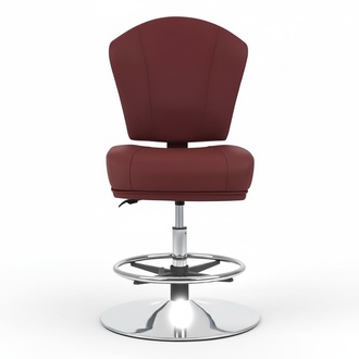 Modern Bar Stool Chair Designer Metal Dining Chair Stool Bar Brown New