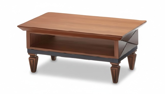 Modern brown coffee table designer luxury table wooden furniture study room