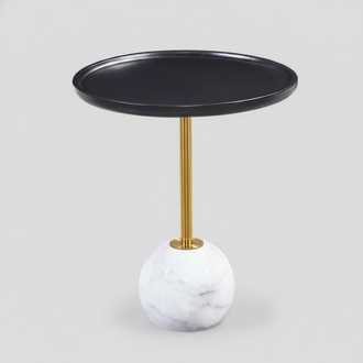 Modern coffee table round side table luxury living room storage table