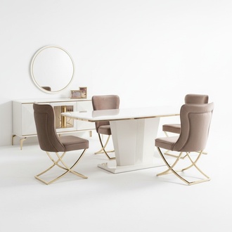 Modern Column Table Tables Dining Room Furniture Table X Column Dining Table New