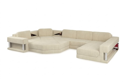 Modern corner sofa couch upholstered leather design sofa set living landscape ParlameB