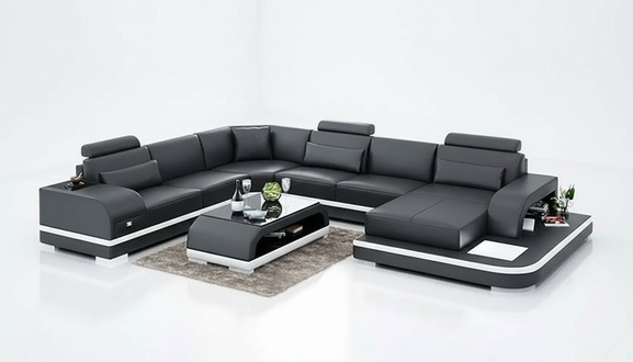 Modern corner sofa upholstery living area design corner couch sofa seat sets 2 pieces