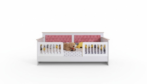Modern children\'s bed Luxurious children\'s room furniture Designer wooden frame