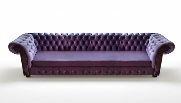 Modern Design Chesterfield Sofa Four-Seater Couch Living Room Furniture