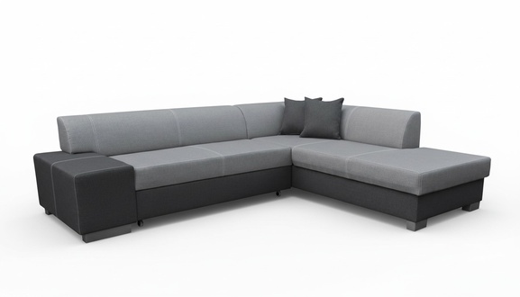 Modern Design Corner Sofa Porto Bed Function Couch Textile Sofas Sleep Sofa New