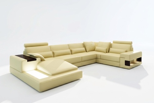 Modern Designer Corner Sofa U Shape Living Area Couch Sofas Upholstery Corner 2278_2