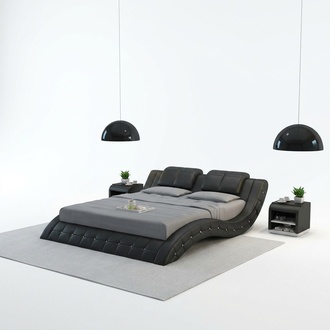 Modern designer waterbed + USB connection complete set water beds 180x200