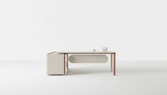 Modern desks Complete office furniture Table + filing cabinet Desk 2 pieces