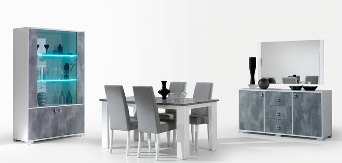 Modern Dining Table Wood Tables 160x90cm Dining Room Made in Italy Design New