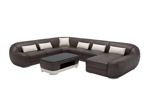 Modern leather sofa corner sofa living landscape seat upholstery couch set new FEB
