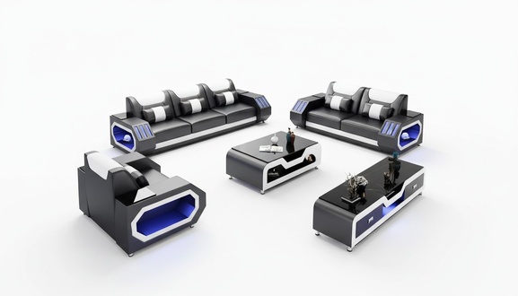 Modern leather sofa set couch upholstery sofa sets leather sofa sideboard new