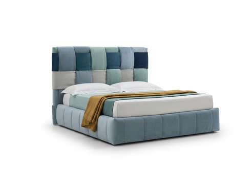 Modern Luxury Beds Upholstery Textile High Quality Bedroom Bed Italy Furniture