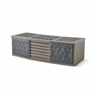 Modern office workspace table luxurious rectangular desk
