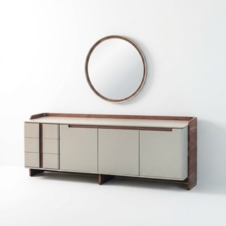Modern sideboard designer living room sideboard luxurious cabinet 2 pieces
