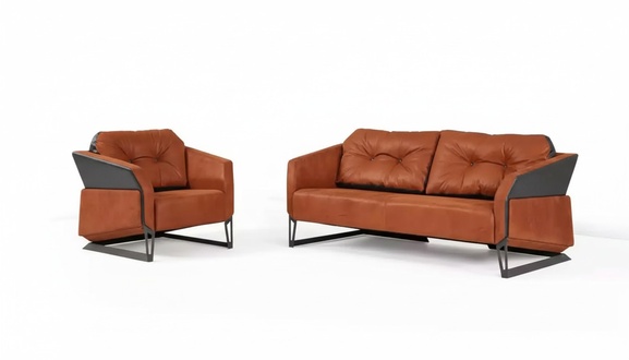 Modern sofa set study furniture three-seater office armchair textile 3+1