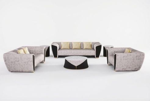 Modern sofa set 3+2+1 seater couch armchair living room furniture