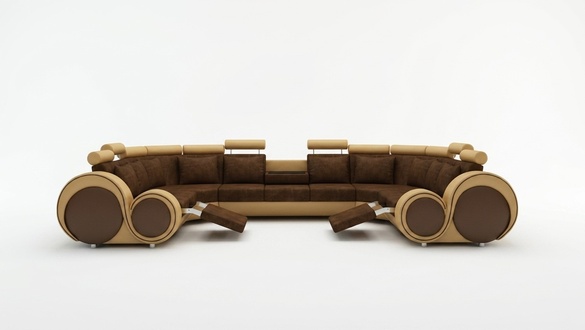 Modern textile couch corner seating upholstery cozy couches XXL big living landscapes
