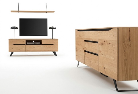 Modern living room wall TV lowboard shelf luxurious sideboard