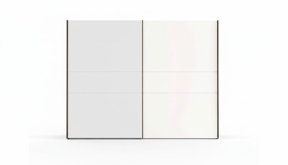 Modern wardrobe with mirrored doors Bedroom furniture Furnishings