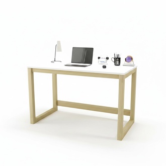 Modern White Computer Desk Sturdy Desk Designer Office Furniture