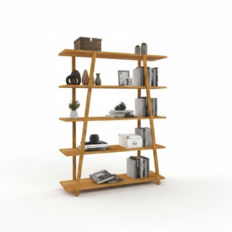 Modern Wooden Bookshelf High Quality Shelves Living Room Luxury Cabinets