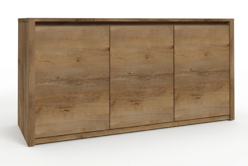 Modern Wooden Sideboard Chests of Drawers Living Room Cabinet 130cm XL Low Boards