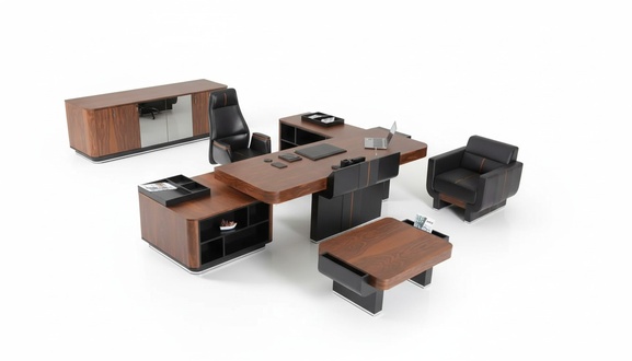 Modern wooden filing cabinet Study shelves Shelving unit Office furniture cabinet