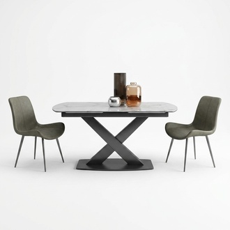 Modern Wooden Dining Table Wooden Tables 120/180cm Dining Room Extendable