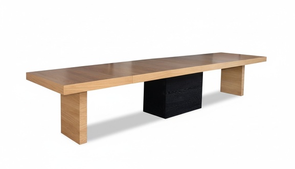 Modern XXL Office Conference Table Tables Wood Dining Room Meeting Table 400cm