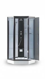 Multifunctional shower Comfort shower Shower area Luxury shower Shower cabin 100x100 cm
