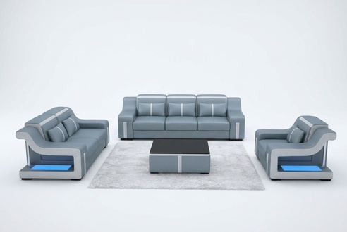Multifunctional couch relax upholstery sofa 3+1+1 seaters couch seating sofa set
