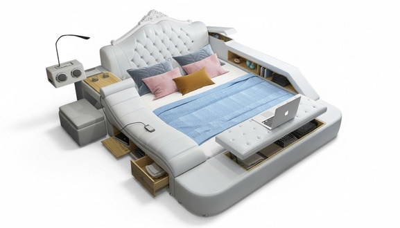 Multifunction bed Royal beds double bed double bed upholstered bed bedroom Hotel