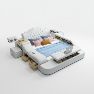 Multifunctional bed Luxury beds Multifunctional bedroom 180x200