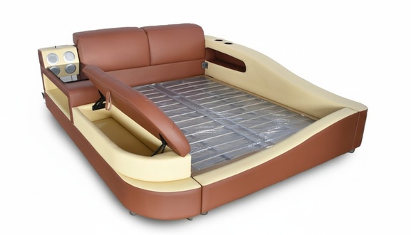 Multifunction bed luxury hotel double bed beds design furniture 180x200