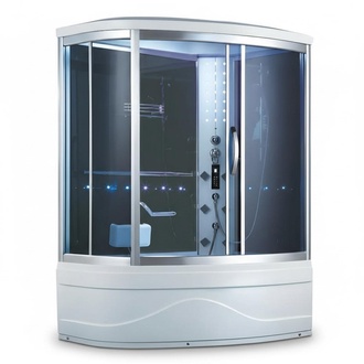 Multifunctional Shower Shower Cabin Wellness Shower Massage Shower Cabin 150x100 cm