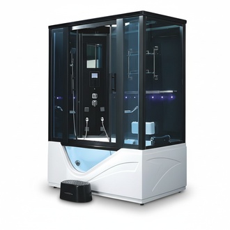 Multifunctional Shower Shower Cabin Wellness Shower Massage Shower Cabin 160x90 cm