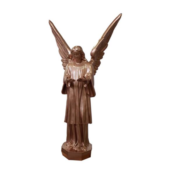 Full bronze colored praying angel decorative sculpture 180cm height WG2020 N84