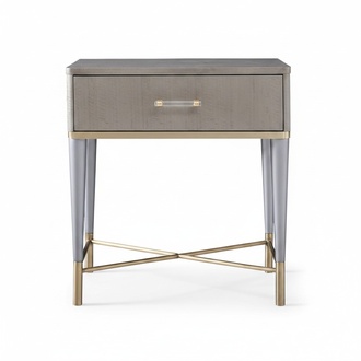 Night Table Console Side Sleeping Room Metal Gloss Tables Consoles Design