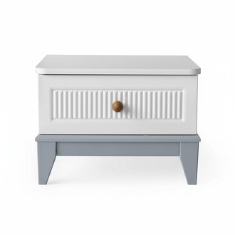 Nightstand children\'s nightstand night console children\'s room wood white table new
