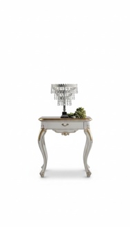 Bedside Table Luxurious White Bedroom Furniture Exclusive Design