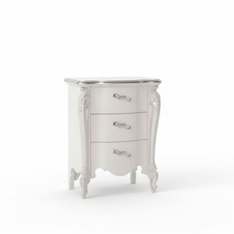 Bedside Table with 3 Drawer Wooden Cabinet Furniture Design New