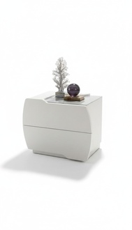 Nightstands Consoles Side Table Nightstands Wood White Modern Bedside Table