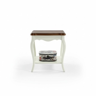 Classy Disgner American Coffee Table Side Table Wood Sofa Living Room Table