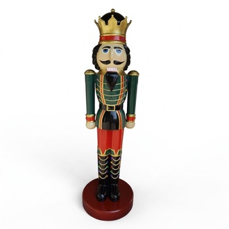 Decorative garden sculpture designed as nutcracker figure 2000cm heigh