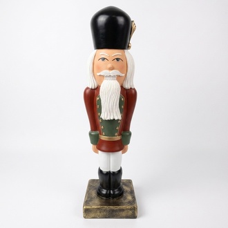 Christmas decorative figure designed as a standing nutcracker soldier 97cm
