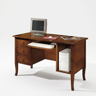 Office Computer Desk Furniture Set Real Wood Desk Italian Furnishing New