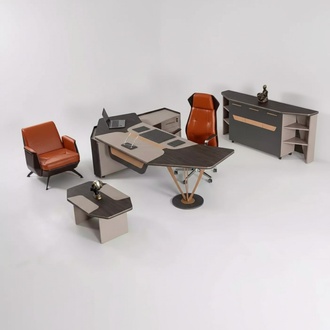 Office for law firm practice Office Complete furnishings Cabinet Table 3 pcs