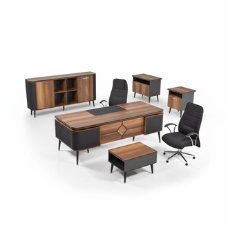 Office for law firm practice Complete furnishings Cabinet Table 3 pcs