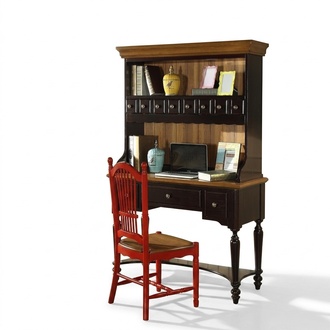 Office furnishings desk computer furniture office wood furniture tables chair 2pcs.